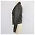 All Saints Dalby Bikerjacke aus Leder in Army Green Anthrazitgrau - Ansicht 2
