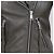 All Saints Dalby Bikerjacke aus Leder in Army Green Anthrazitgrau - Ansicht 4
