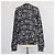 Balenciaga Strickpullover aus Wollmischung in Schwarz und Weiß mit Allover-Logo - Ansicht 3