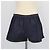 Jacquemus The Amelo de-Nimes Mini Short Plisado en Denim Azul Oscuro Azul marino - vista 3