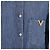 Camicia in chambray a maniche lunghe VLogo in denim blu navy Valentino - vista 4