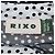 Autre Marque Vestido maxi Rixio Black/Brown em viscose com bolinhas e estampa de leopardo e mangas três quartos Marrom Preto - vista 5
