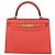 Hermès Borsa Hermes Kelly Sellier 28 in pelle Epsom Rose Jaipur con hardware Gold Rosa