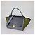 16 Céline Celine Trapeze Medium Handtasche aus tricolor Leder und Wildleder - Ansicht 2