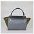 16 Céline Celine Trapeze Medium Handtasche aus tricolor Leder und Wildleder - Ansicht 3