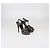 Saint Laurent Tribute Plateau-Sandaletten aus metallischem Crackle-Leder - Ansicht 2
