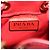 Mini pochette in pelle verniciata rossa Prada Rosso - vista 5