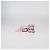 Gucci rosa Seidentwill-Band mit Rosenprint Pink - Ansicht 4