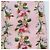 Gucci rosa Seidentwill-Band mit Rosenprint Pink - Ansicht 5