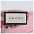 Gucci rosa Seidentwill-Band mit Rosenprint Pink - Ansicht 6