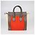 Céline Celine Mini Luggage Tote in pelle e pelo di vitello tricolore - vista 3