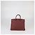 Hermès Borsa Birkin 25 Hermes Rouge H in pelle Togo con hardware Gold Rosso - vista 3