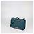 Borsa Chanel New Medium Boy Flap in pelle trapuntata blu teal - vista 2
