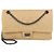 Bolsa de aba Chanel 226 Reissue 2.55 em couro caviar matelassê bege