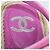Sandali Espadrilles Chanel in velluto rosa CC - vista 6