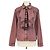 Chanel Pink Washed Denim Flare Front Long Sleeve Jacket