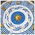 Hermès Foulard Hermes Multicolor Silk Astrologie Forever 90 Multicolore - vista 2