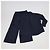 Totême Set Camicia e Pantaloni Classic Fluid Toteme Blu navy in Viscosa - vista 3