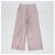 Pantalones anchos Prada en sarga de seda estampada rosa - vista 2