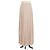 Falda maxi plisada Romy Loro Piana en lana virgen beige