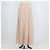 Falda maxi plisada Romy Loro Piana en lana virgen beige - vista 3