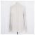 Camisa de manga larga a rayas Vanda en seda White/Grey The Row Blanco - vista 3