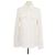 Loewe Langarmshirt aus cremefarbener Viskose mit besticktem Anagram und zwei Fronttaschen Roh