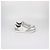 Sneaker basse Rivoli in pelle Damier bianca/grigia Louis Vuitton Bianco Grigio - vista 3