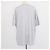 T-shirt girocollo in cotone grigio con logo ricamato Louis Vuitton - vista 3