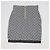 Minifalda Balmain de jacquard de viscosa y Lurex en negro/blanco - vista 2