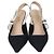 Décolleté slingback J'Adior in tessuto nero Christian Dior