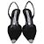 Décolleté Grace Slingback Alexander Wang in raso nero con cristalli
