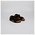 Fendi Black/Broan Shearling Ankle Strap Flat Sandals Brown - view 2