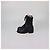 Botas de combate Chanel de piel negra con puntera CC Negro - vista 4