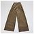 Pantaloni a gamba larga Miu Miu in velluto e chambray marrone - vista 2