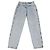 Pantalones rectos de denim azul lavado Chanel
