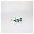 Gafas de sol Swarovski Green Cat Eye Verde - vista 2