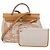 Hermès Borsa Herbag Zip 31 Brides de Gala Hermes in tela Beige/Naturel e pelle Vache