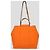Cabag Hermès Borsa Tote Hermes Cabas GM in tela arancione - vista 3
