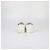 Sneakers Ace Gucci in pelle bianca con api e stelle Bianco - vista 5