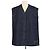 Chaleco oversized sin mangas con cuello en V en denim azul Jacquemus