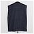 Chaleco oversized sin mangas con cuello en V en denim azul Jacquemus - vista 3