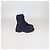 Hermès Stivaletti Fresh Combat Boots Hermes in pelle nera e nylon Nero - vista 3
