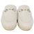 Mules Espadrilles Horsebit in camoscio avorio Gucci Crudo