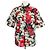 Dolce & Gabbana Kurzarmhemd aus Baumwolle mit multicolorigem Blumenprint Mehrfarben