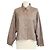 Hermès Camicia corta da pittore Hermes Grey Silk Losanges sur Faconne Grigio