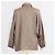 Hermès Camicia corta da pittore Hermes Grey Silk Losanges sur Faconne Grigio - vista 3