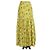 Falda Maxi Elisir Max Mara de seda amarilla con estampado floral Amarillo