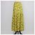 Falda Maxi Elisir Max Mara de seda amarilla con estampado floral Amarillo - vista 3