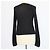 Autre Marque Max Mara Studio Black Mohair Rally Bestickter Pullover Schwarz - Ansicht 3
